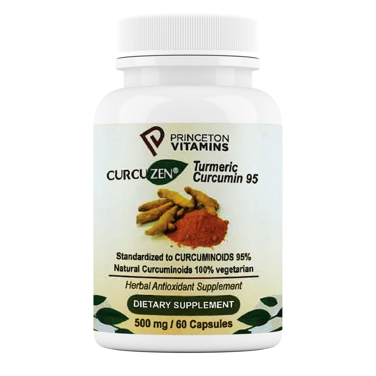 CURCUZEN 95®, Natural Curcumin 95% 500mg, 60 Vegetarian Caps
