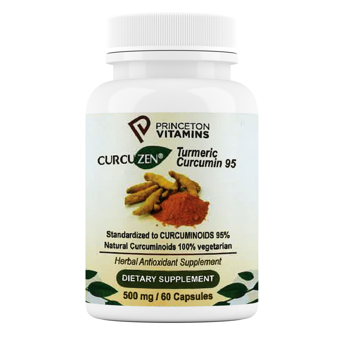 CURCUZEN 95®, Natural Curcumin 95% 500mg, 60 Vegetarian Caps