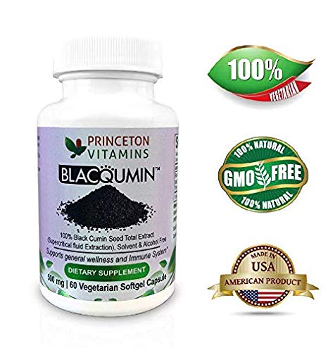 BlacQumin® Black Seed Extract, 500 mg, Supercritical Fluid Extraction 60 Vegetarian Softgel Caps